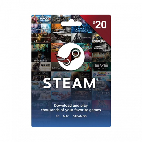 20 Steam Gift Card